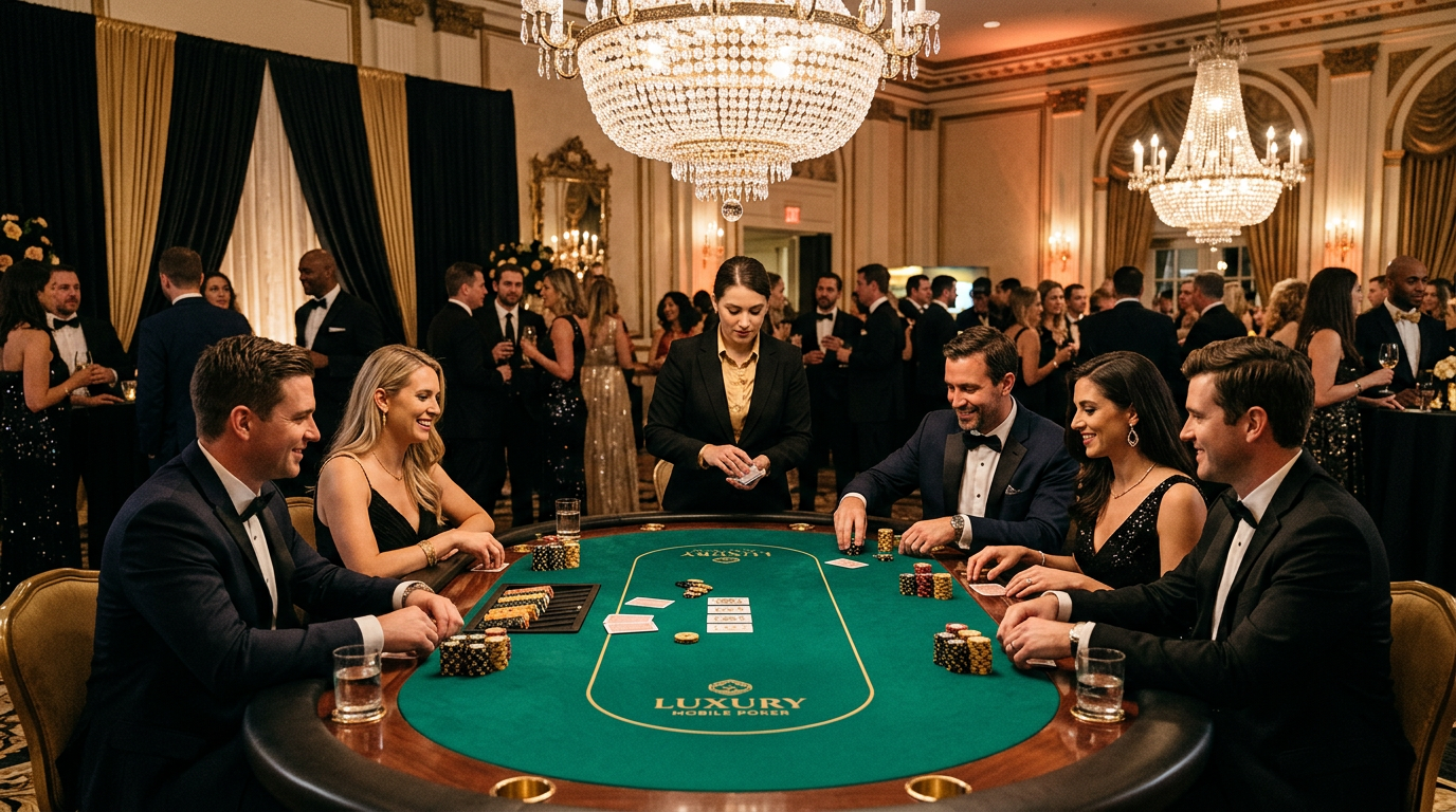 Mesas de póker para eventos corporativos en Buenos Aires